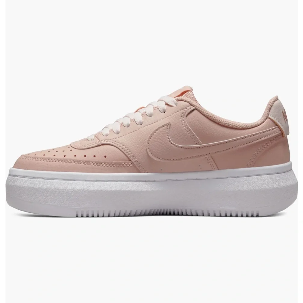 Nike Court Vision Alta Platform Sneaker Pink Oxford Sz 8.5 EUC Box Included - Picture 3 of 14
